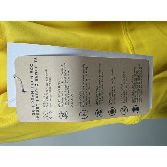 Spiritual Gangster Jet Active Dress Yellow - S - Picture 7 of 8